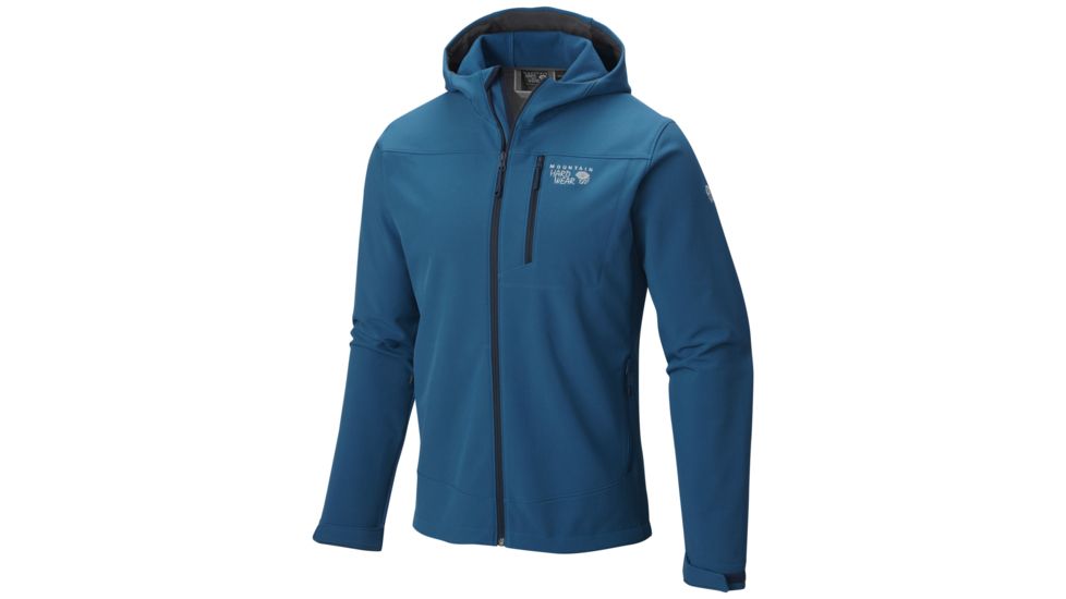 Mountain Hardwear Fairing Hooded Jacket - Men's-Phoenix Blue-XX-Large