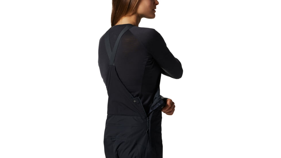 Mountain Hardwear Firefall/2 Bib - Womens, Black, Large, Regular, 1943091010-Black-L-R