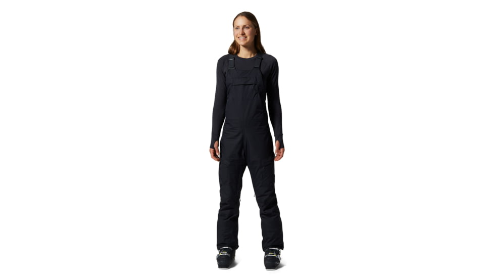 Mountain Hardwear Firefall/2 Bib - Womens, Black, Large, Regular, 1943091010-Black-L-R