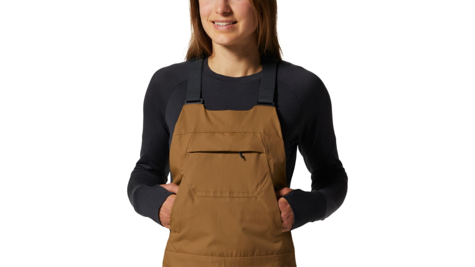 Mountain Hardwear Firefall/2 Bib - Womens, Corozo Nut, Small, Regular, 1943091239-Corozo Nut-S-R