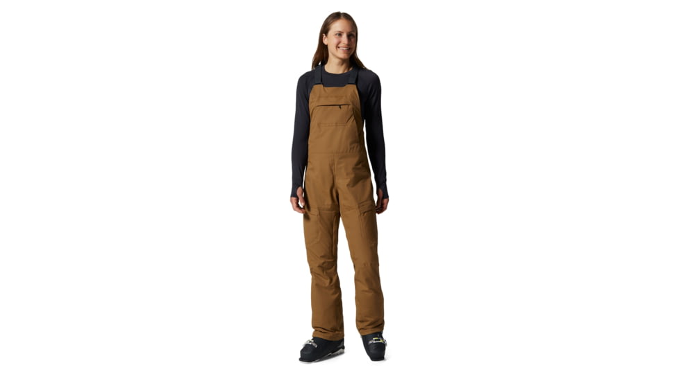 Mountain Hardwear Firefall/2 Bib - Womens, Corozo Nut, Small, Regular, 1943091239-Corozo Nut-S-R