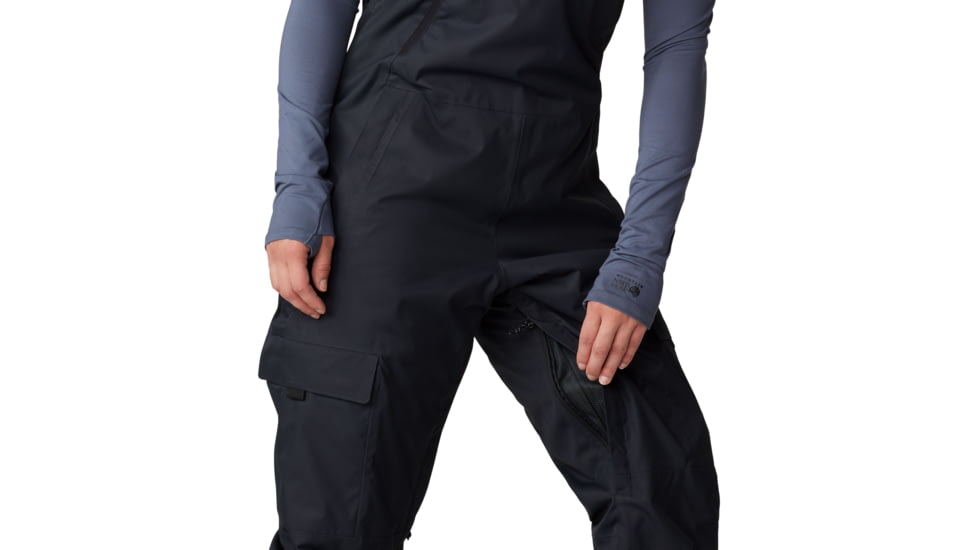 Mountain Hardwear FireFall Bib - Womens, 010, SxL, 2077291-010-SxL