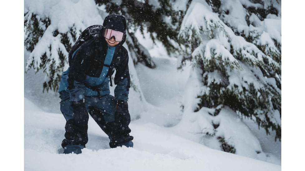 Mountain Hardwear First Tracks Pant - Mens, Montauk Blue/Black, Large/Long, 2077571430-L-L