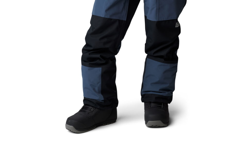 Mountain Hardwear First Tracks Pant - Mens, Montauk Blue/Black, Large/Long, 2077571430-L-L