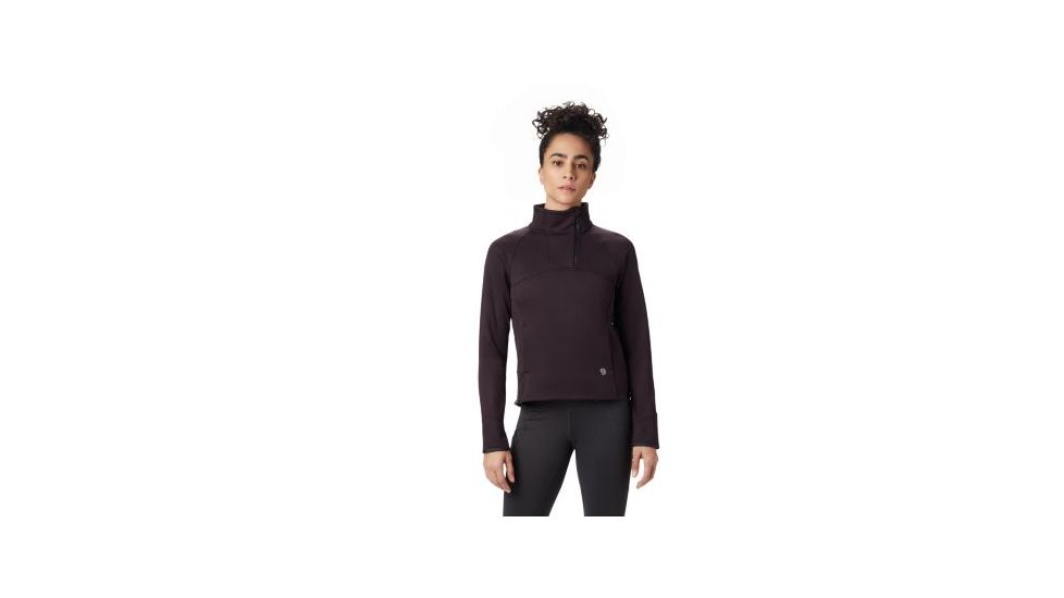Mountain Hardwear Frostzone 1/4 Zip - Womens, Darkest Dawn, Extra Large, 1851751509-XL