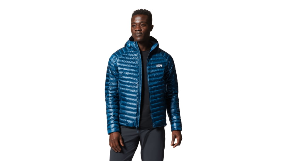 Mountain Hardwear Ghost Whisperer 2 Hood Jacket - Mens, Dark Caspian, 2XL, 1874761418-XXL
