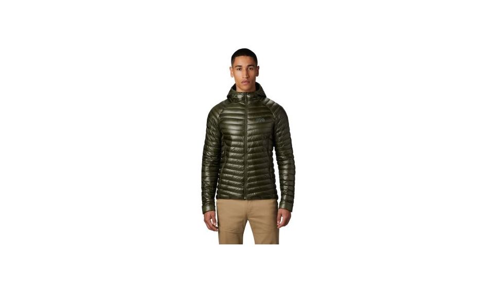 Mountain Hardwear Ghost Whisperer 2 Hoody - Mens, Dark Army, Medium, 1874761304-M