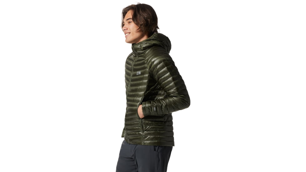 Mountain Hardwear Ghost Whisperer/2 Hoody - Mens, Surplus Green, Extra Large, 1874761347-SXL