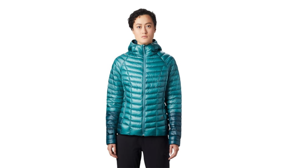 Mountain Hardwear Ghost Whisperer 2 Hoody - Womens, Washed Turquoise, Extra Small, 1871631447-Washed Turq-XS