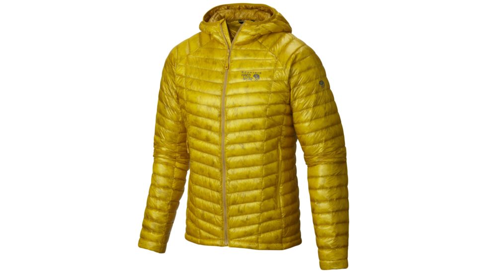Mountain Hardwear Ghost Whisperer Hooded Down Jacket - Men's-Electron Yellow-Large