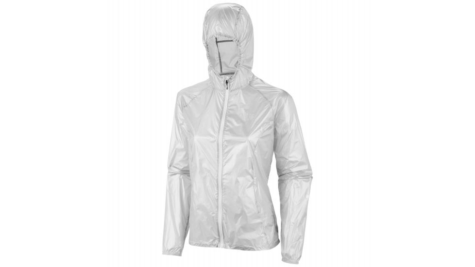 Mountain Hardwear Ghost Whisperer Hooded Jacket - Women's-White-X-Small