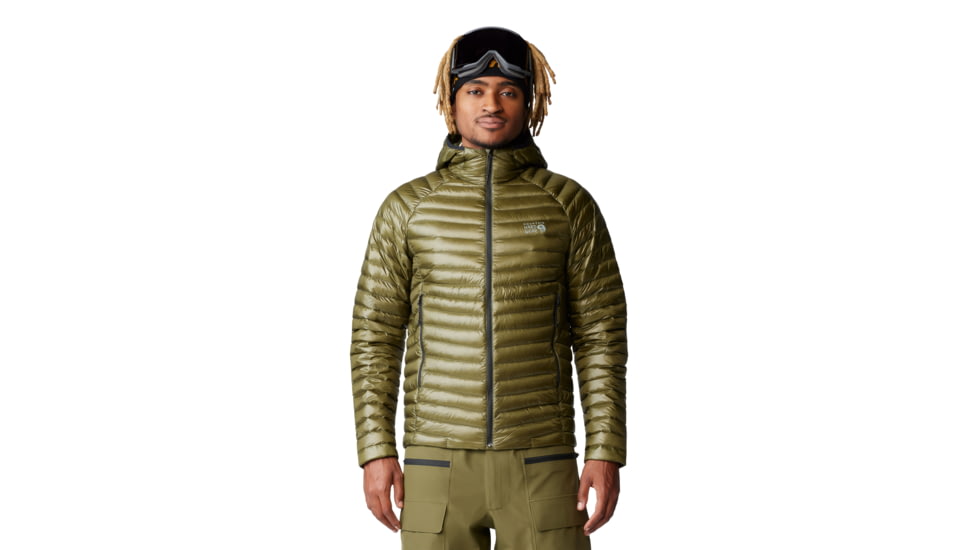 Mountain Hardwear Ghost Whisperer Hoody - Men's, Combat Green, XXL, 2104451-353-XXL