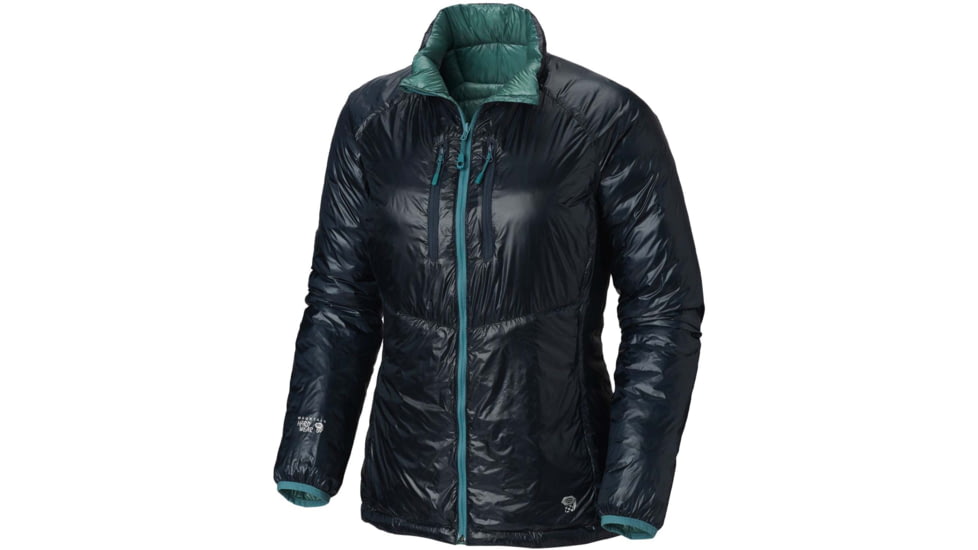 Mountain Hardwear Ghost Whisperer Reversible Down Jacket - Womens, Lakeshore Blue/Zinc, Large, 1814891328-L