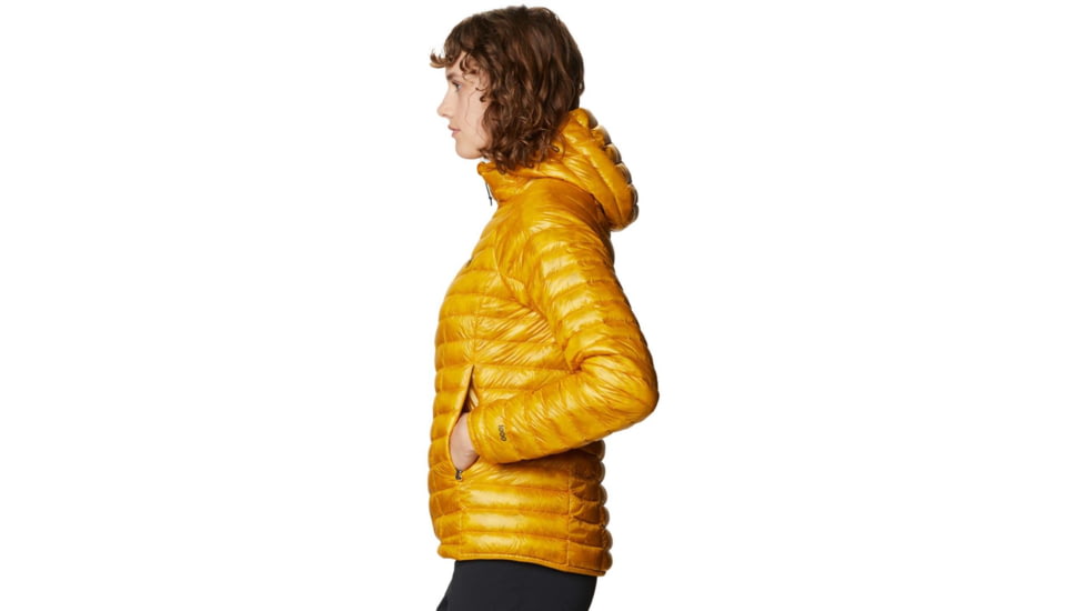 Mountain Hardwear Ghost Whisperer UL Jacket - Womens, Gold Hour, Extra Small, 1897971750-XS