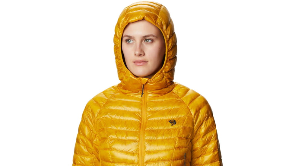 Mountain Hardwear Ghost Whisperer UL Jacket - Womens, Gold Hour, Extra Small, 1897971750-XS