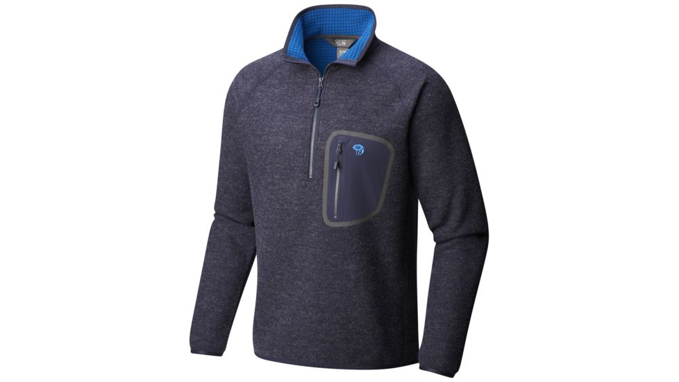 Mountain Hardwear Hatcher Half Zip Pullover - Mens, Dark Zinc, Large, 1824661406-L