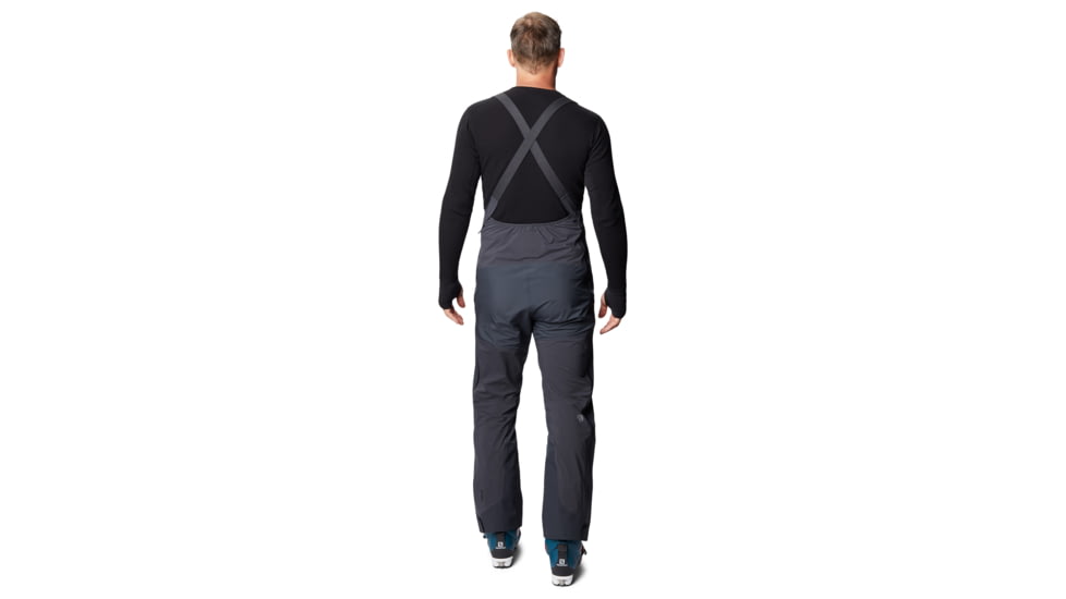 Mountain Hardwear High Exposure Gore-Tex C-Knit Bib - Men's, Dark Storm, Large, Regular, OM7780004-L-R