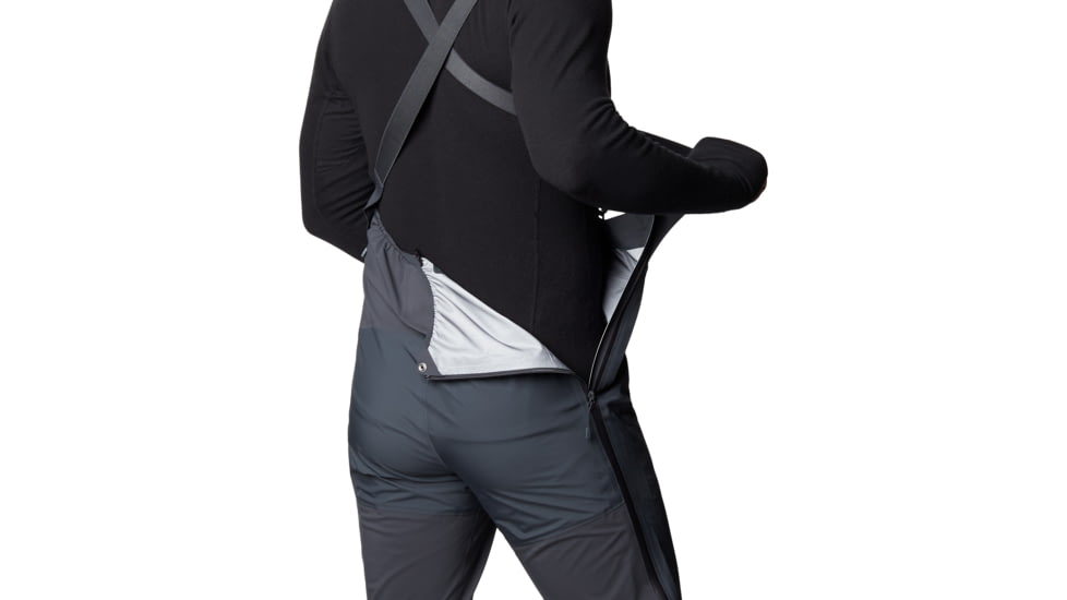 Mountain Hardwear High Exposure Gore-Tex C-Knit Bib - Men's, Dark Storm, Large, Regular, OM7780004-L-R