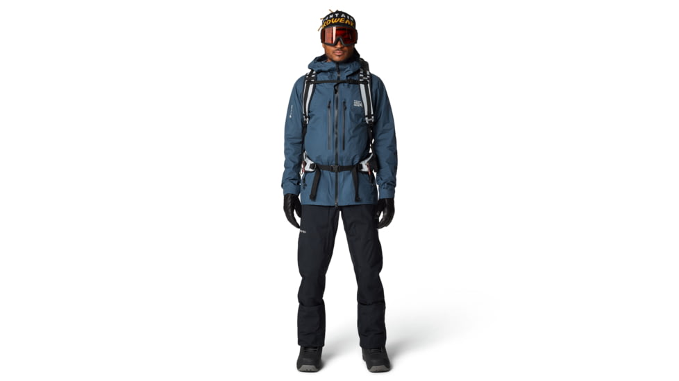 Mountain Hardwear High Exposure GORE-TEX C-Knit Bib - Mens, 010, LxR, 2077161-010-LxR