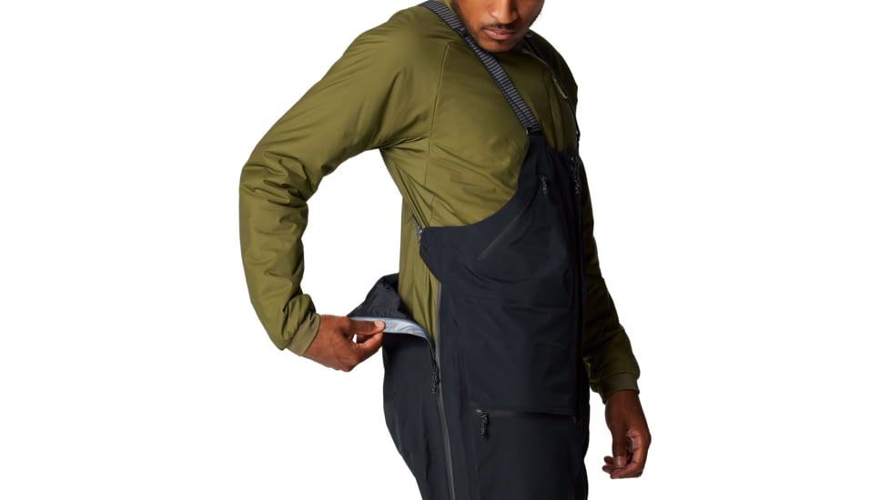 Mountain Hardwear High Exposure GORE-TEX C-Knit Bib - Mens, 010, LxR, 2077161-010-LxR
