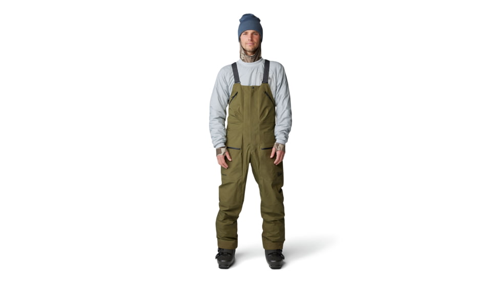 Mountain Hardwear High Exposure GORE-TEX C-Knit Bib - Mens, 353, XLxL, 2077161-353-XLxL