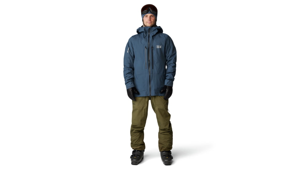 Mountain Hardwear High Exposure GORE-TEX C-Knit Bib - Mens, 353, XLxL, 2077161-353-XLxL