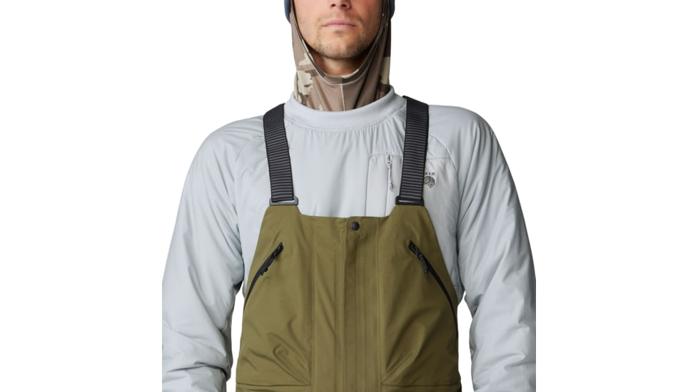 Mountain Hardwear High Exposure GORE-TEX C-Knit Bib - Mens, 353, XLxL, 2077161-353-XLxL