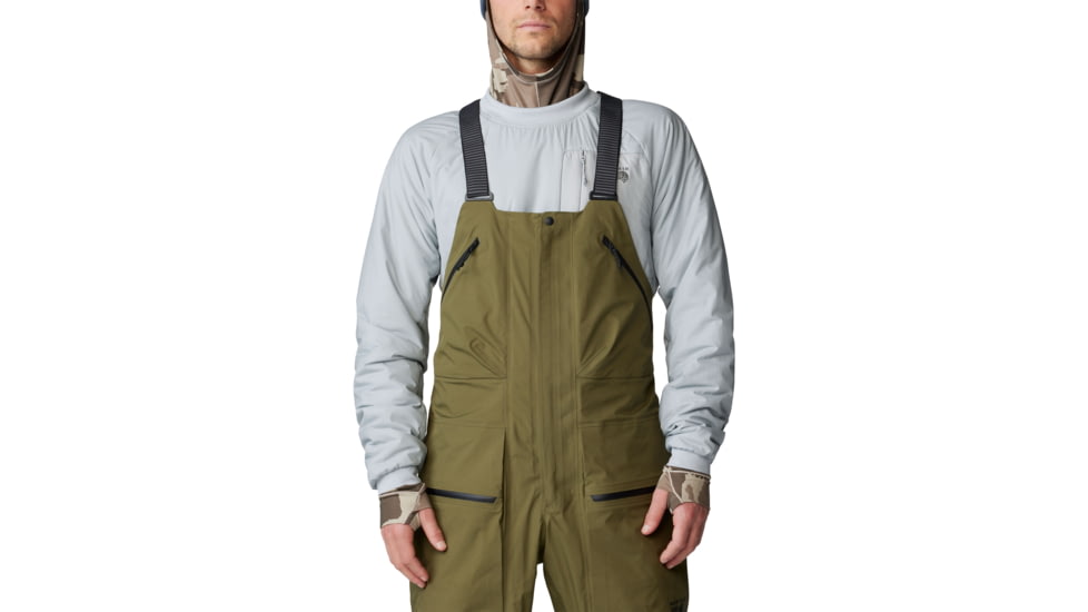 Mountain Hardwear High Exposure GORE-TEX C-Knit Bib - Mens, 353, XLxL, 2077161-353-XLxL