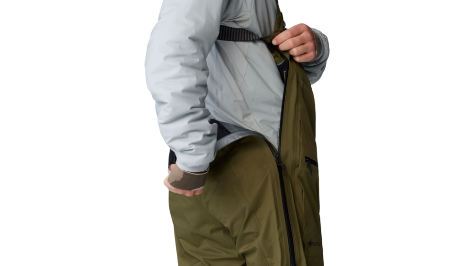 Mountain Hardwear High Exposure GORE-TEX C-Knit Bib - Mens, 353, XLxL, 2077161-353-XLxL