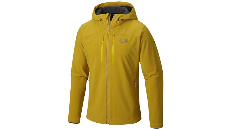Mountain Hardwear Hooded Hueco Jacket - Mens-Inca Gold-Medium