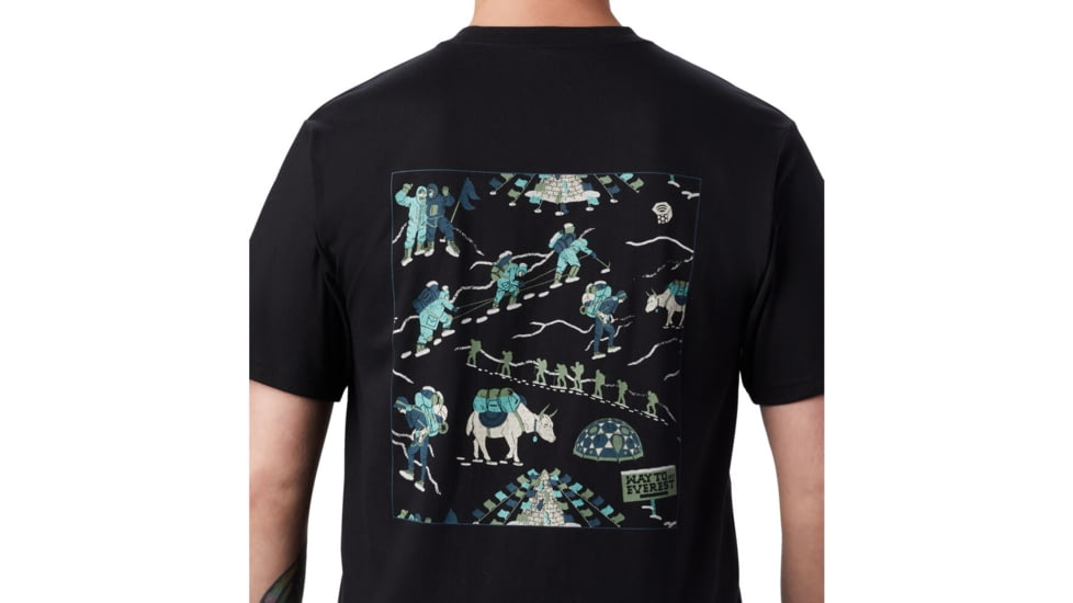 Mountain Hardwear Hotel Basecamp Short Sleeve T - Mens, Black, Large, 1881441010-L