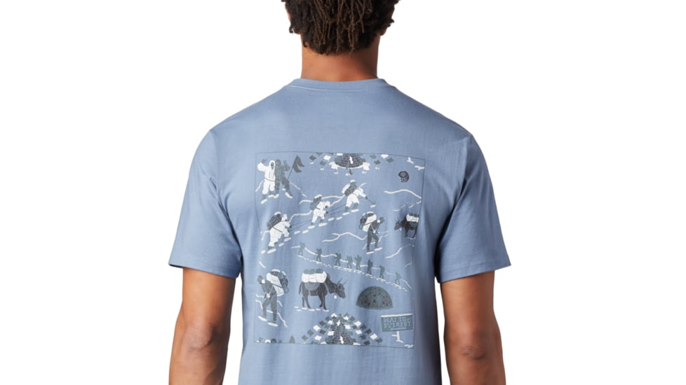 Mountain Hardwear Hotel Basecamp Short Sleeve T - Mens, Light Zinc, Medium, 1881441441-M