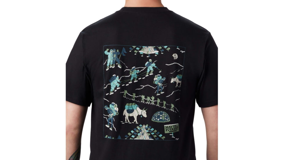 Mountain Hardwear Hotel Basecamp Short Sleeve T - Men's, Black, 2XL, 1881441010-XXL