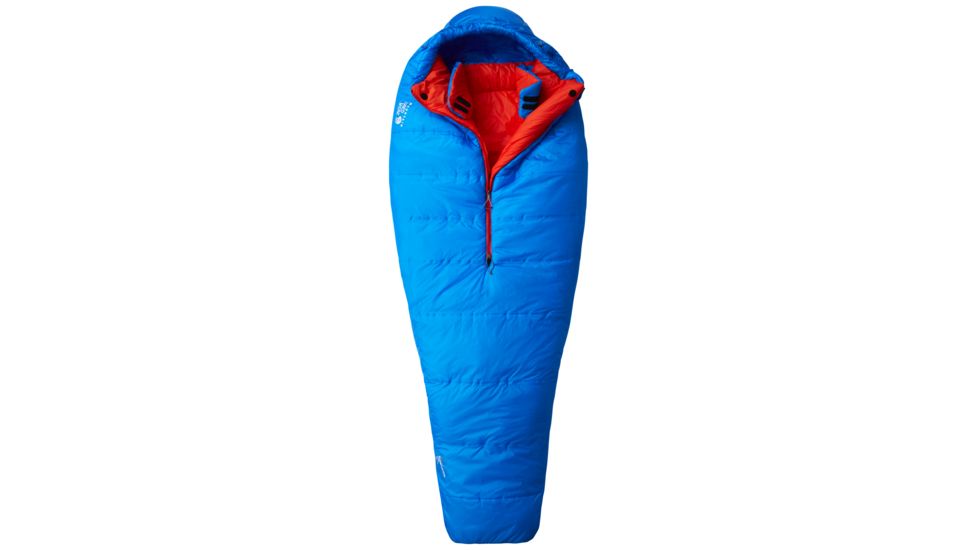 Mountain Hardwear HyperLamina Flame 20 Sleeping Bag -Hyper Blue-Long-Left
