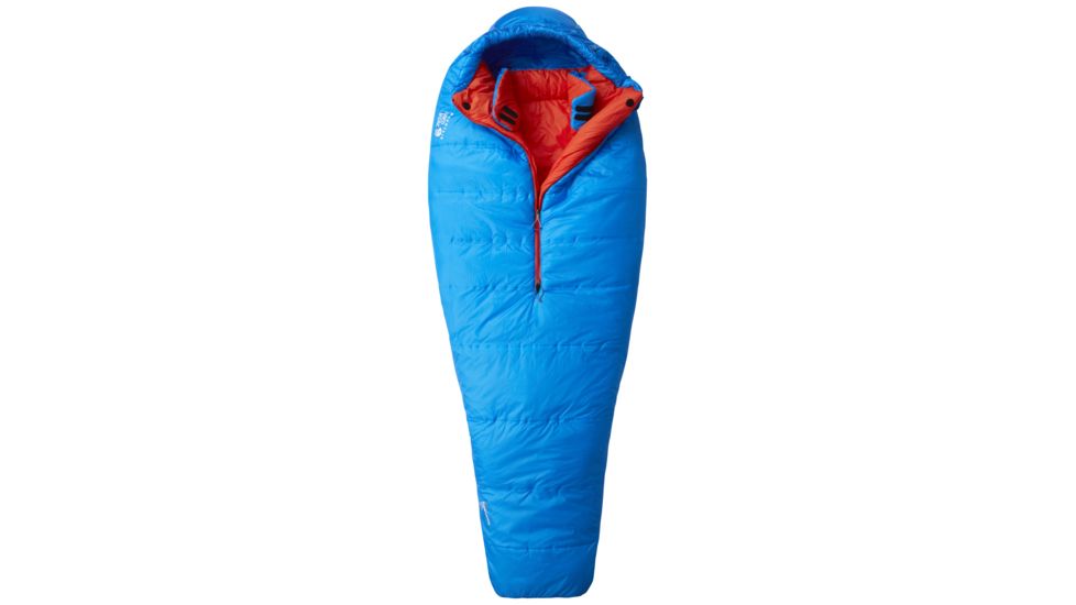 Mountain Hardwear HyperLamina Flame 20 Sleeping Bag -Hyper Blue-Regular-Left