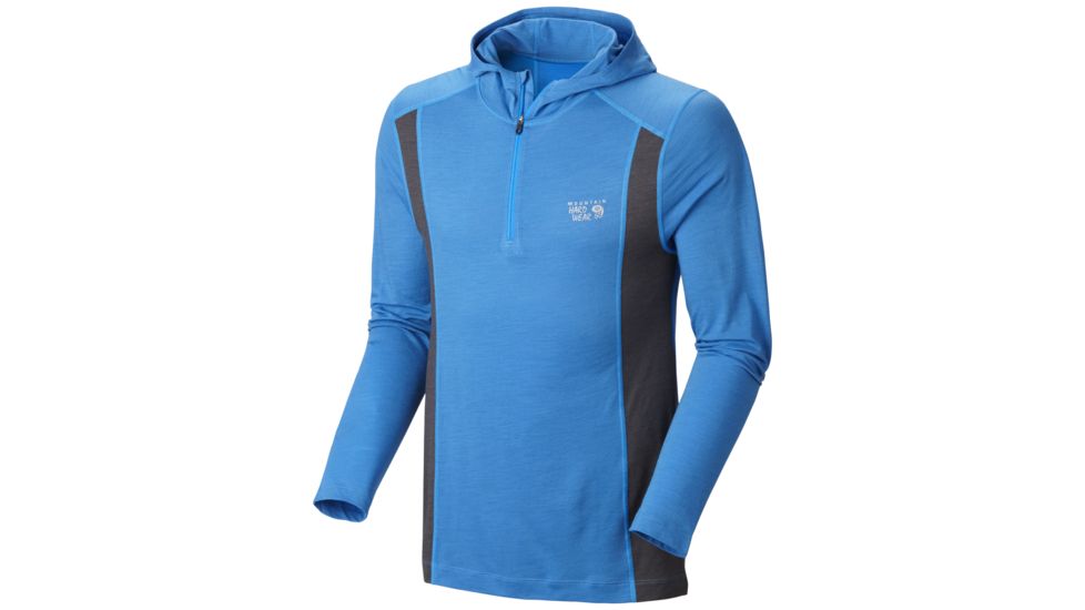 Mountain Hardwear Integral Pro Long Sleeve Hoody - Men's-Hyper Blue-XX-Large