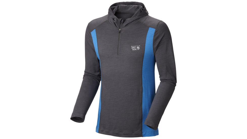 Mountain Hardwear Integral Pro Long Sleeve Hoody - Men's-Shark-XX-Large