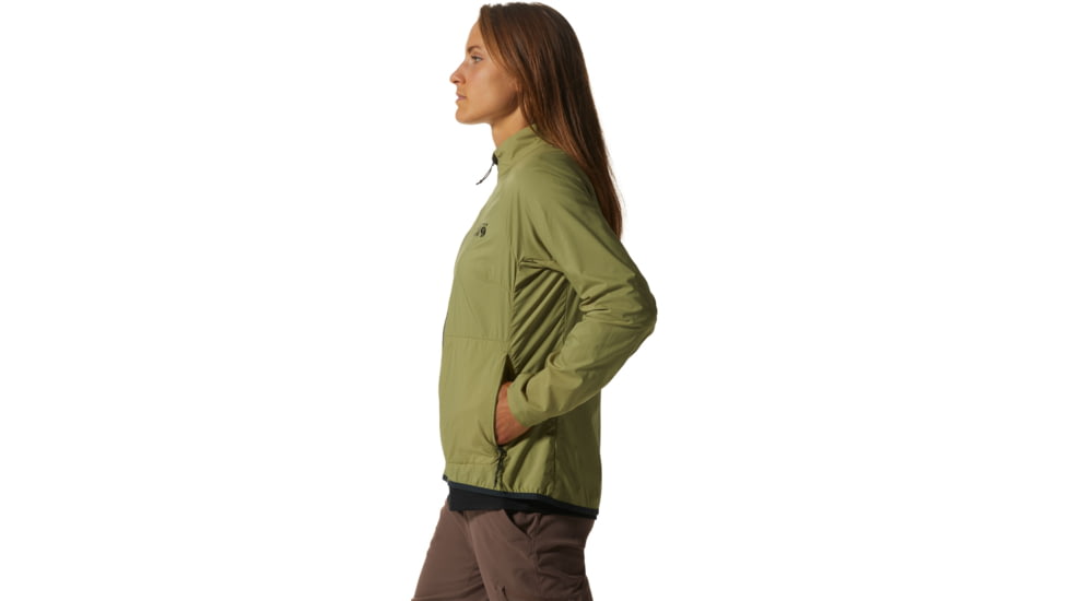 Mountain Hardwear Kor AirShell Full Zip Jacket - Womens, Light Cactus, Medium, 1985081338-M