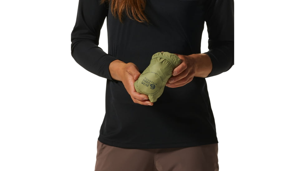 Mountain Hardwear Kor AirShell Full Zip Jacket - Womens, Light Cactus, Medium, 1985081338-M