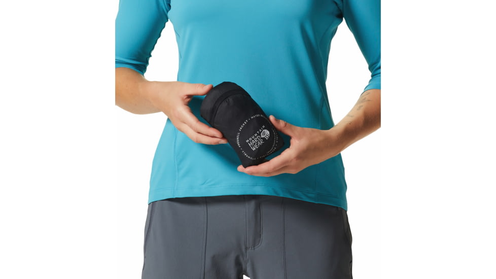 Mountain Hardwear Kor AirShell Full Zip Jackets - Womens, Black, Small, 1985081010-BLACK-S