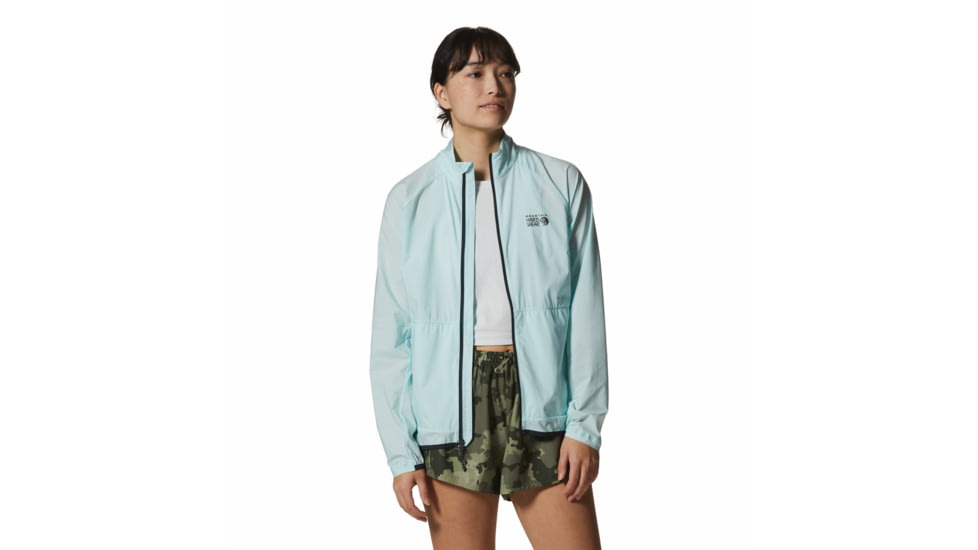 Mountain Hardwear Kor AirShell Full Zip Jackets - Womens, Pale Ice, Extra Large, 1985081428-Pale Ice-XL