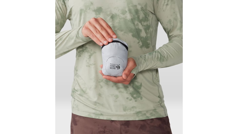 Mountain Hardwear Kor AirShell Hood Jacket - Mens, Glacial, 2XL, 1985031097-XXL