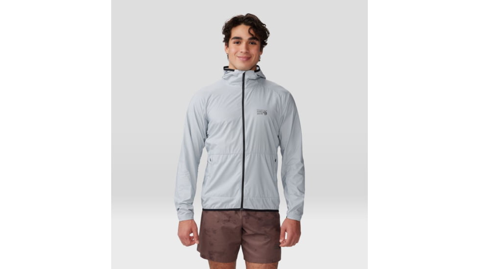 Mountain Hardwear Kor AirShell Hood Jacket - Mens, Glacial, 2XL, 1985031097-XXL