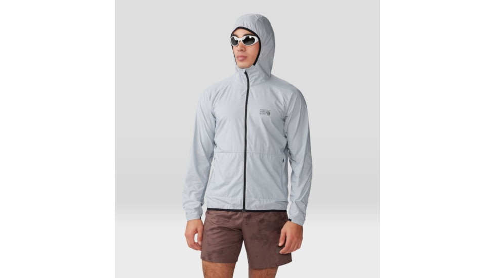 Mountain Hardwear Kor AirShell Hood Jacket - Mens, Glacial, 2XL, 1985031097-XXL