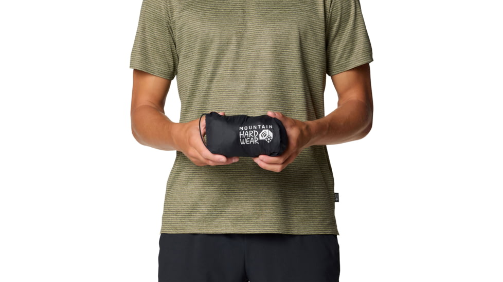 Mountain Hardwear Kor AirShell Hybrid Hooded Jacket - Mens, Black, M, 190423029501