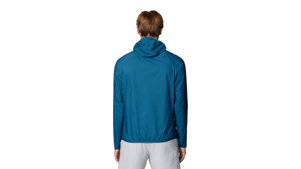 Mountain Hardwear Kor AirShell Hybrid Hooded Jacket - Mens, Dark Caspian, M, 190423029457