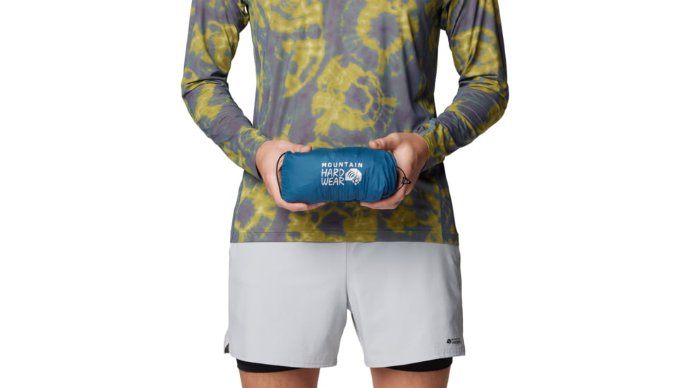 Mountain Hardwear Kor AirShell Hybrid Hooded Jacket - Mens, Dark Caspian, M, 190423029457