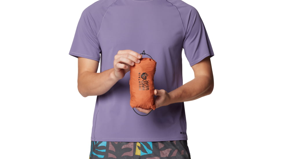 Mountain Hardwear Kor AirShell Hybrid Hooded Jacket - Mens, Iron Oxide, Raw Carnelian, S, 190423029419