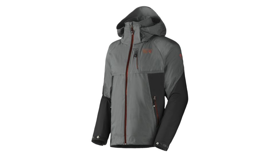 Mountain Hardwear Kramer Men's Jacket-Black/Grill-Large
