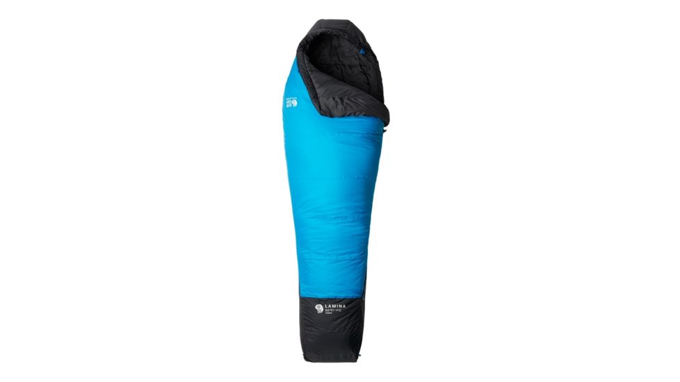 Mountain Hardwear Lamina 30F/-1C Sleeping Bag, Electric Sky, Regular, LH, OU8148434-REG-LH